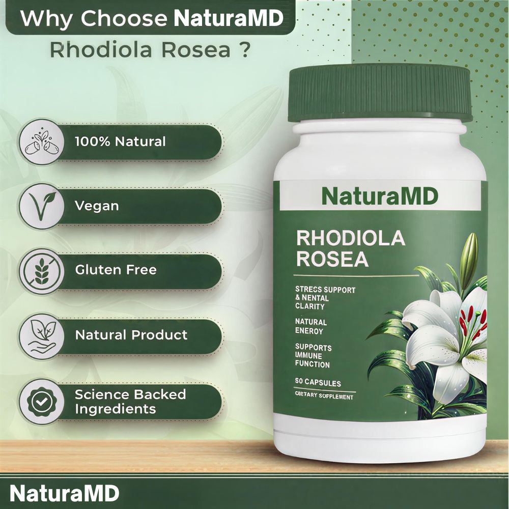 NaturaMD Rhodiola Rosea Capsules