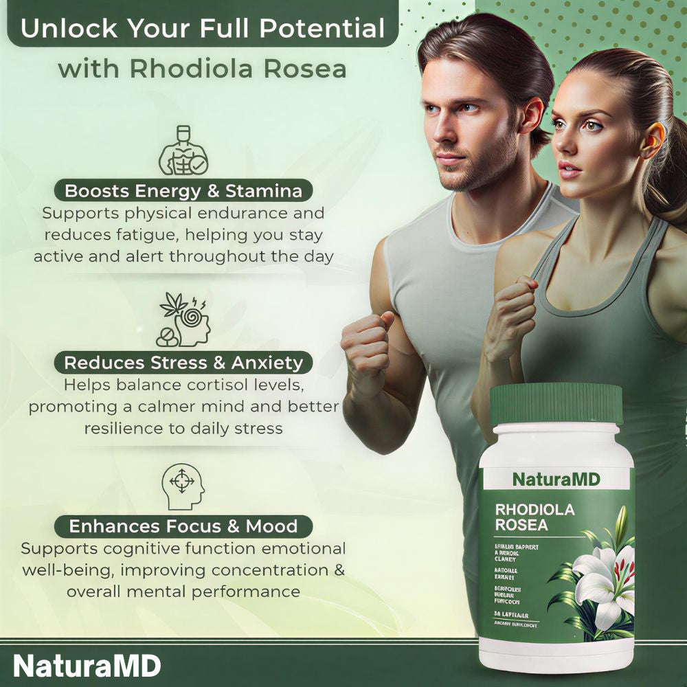 NaturaMD Rhodiola Rosea Capsules