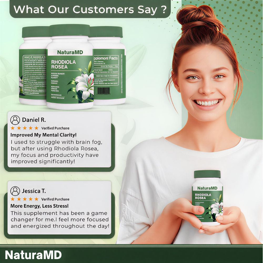 NaturaMD Rhodiola Rosea Capsules