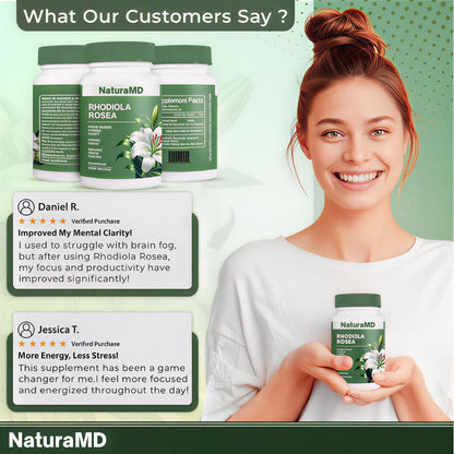 NaturaMD Rhodiola Rosea Capsules